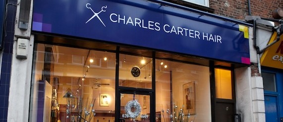 Charles Carter Hair shopfront